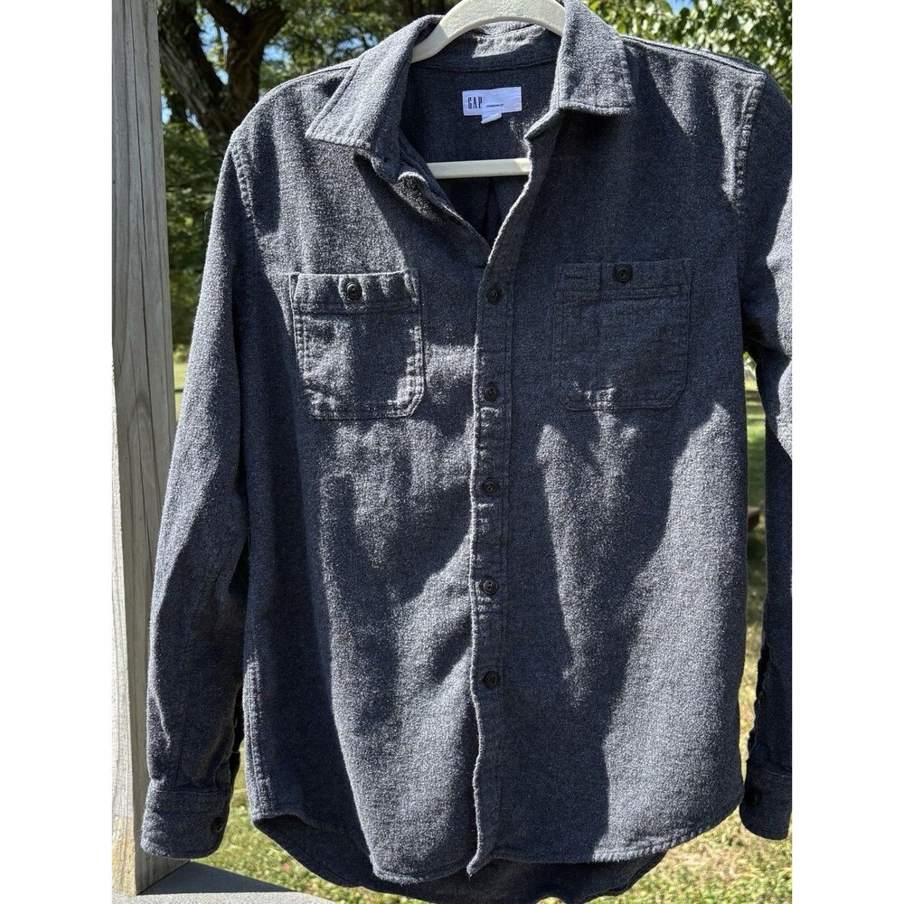 Love OSU BUCKEYES Upcycled Flannel Shirt Small Ohio State University Football - Picture 2 of 10
